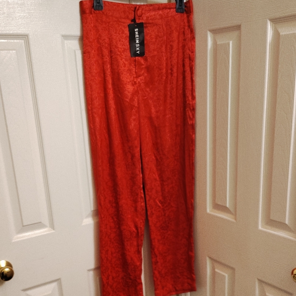 SHEIN Ladies Floral Print Pants